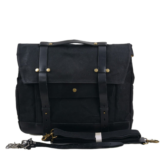 Canvas motorcycle saddlebag | SEATTLE