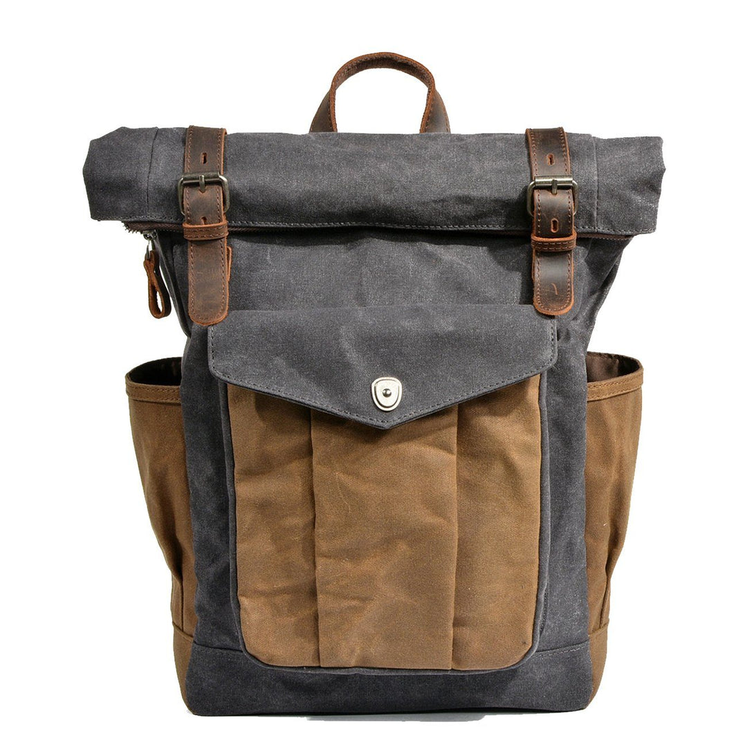 Vaxad Canvas Roll-top Backpack | MARSEILLE