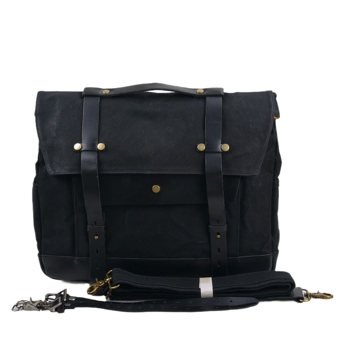 Canvas motorcycle saddlebag | SEATTLE