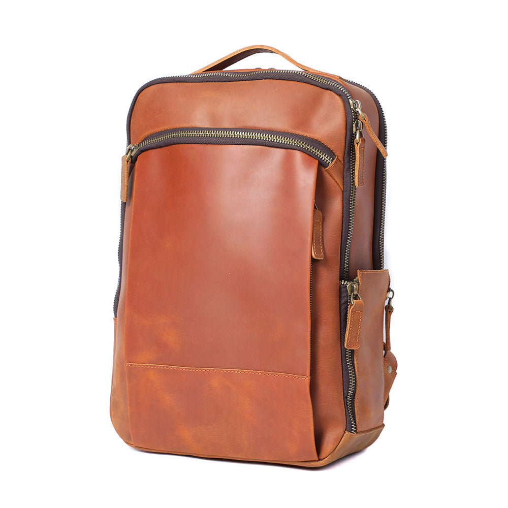 Leather Backpack for Laptop | LARVIK