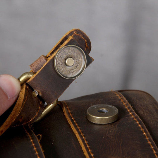 Brown Leather Backpack | MORITZ