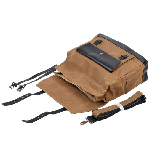 Canvas motorcycle saddlebag | SEATTLE
