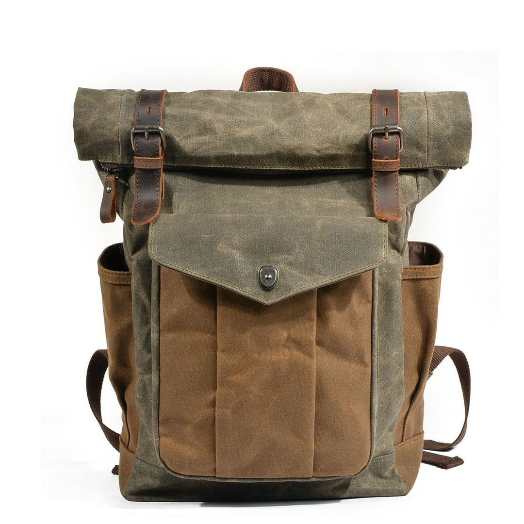 Vaxad Canvas Roll-top Backpack | MARSEILLE