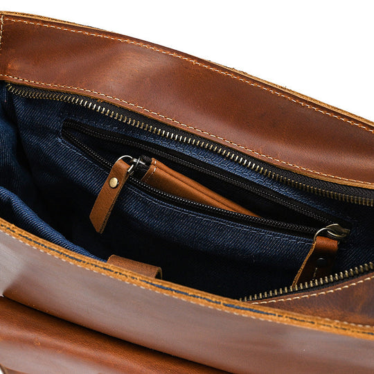 Leather Convertible Backpack | GIRONA