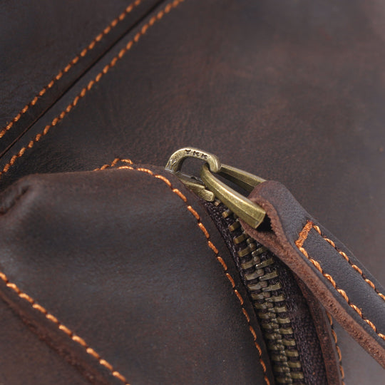 Leather Backpack with Drawstring | FLAM