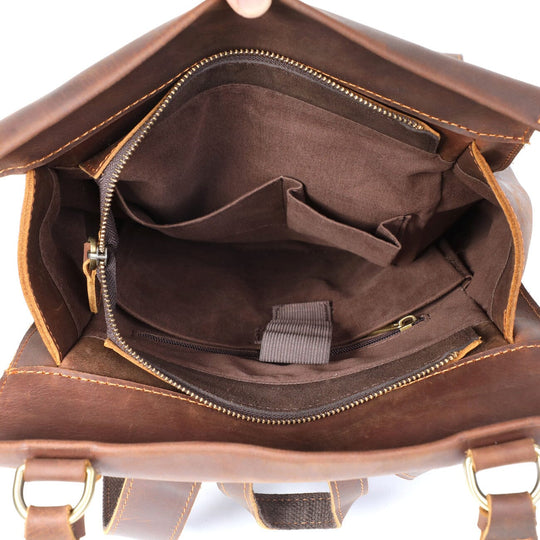 Full Grain Leather Backpack | KENWAY