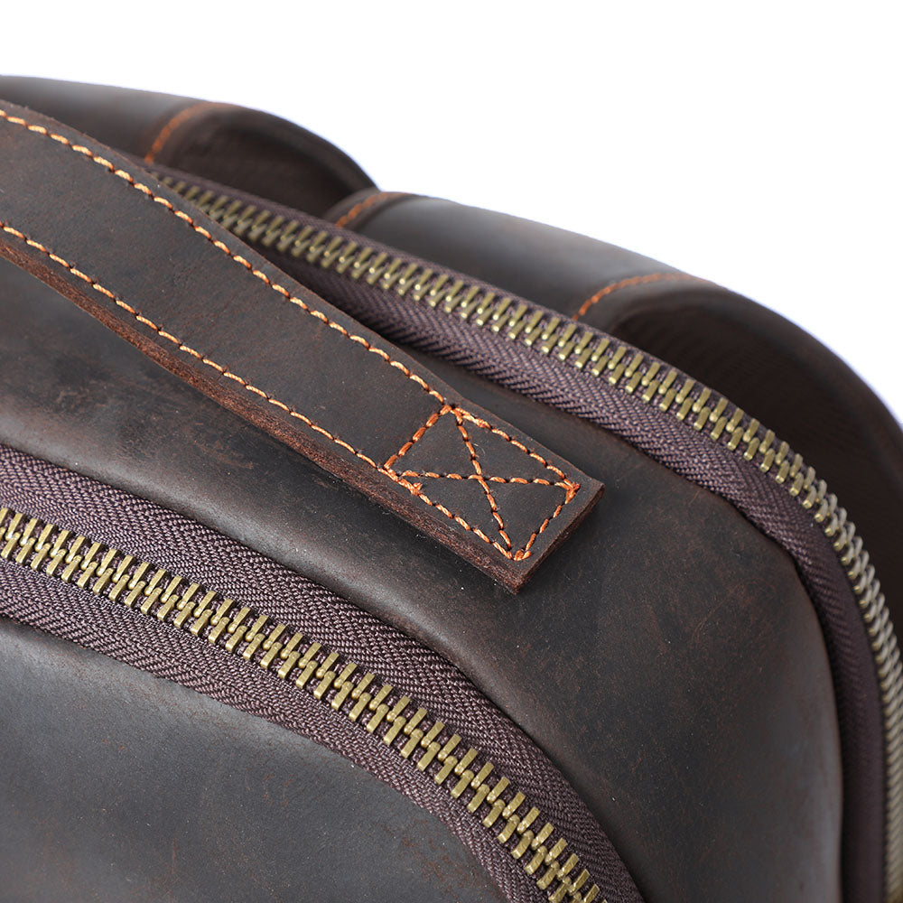 Leather Backpack for Laptop | LARVIK