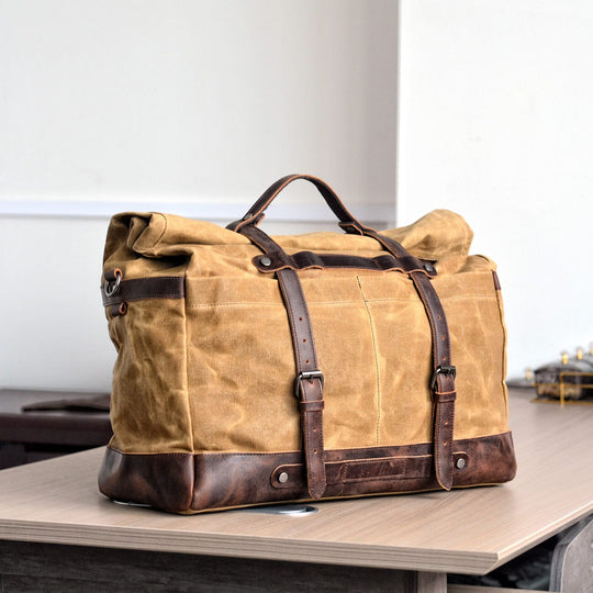 Vaxed Canvas Duffel Bag | HALTI