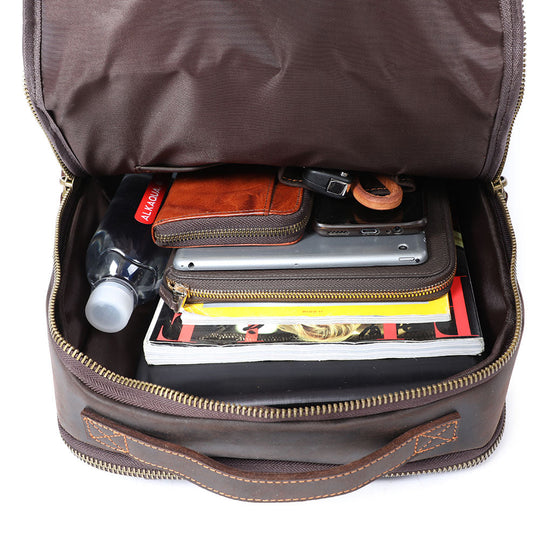 Leather Backpack for Laptop | LARVIK
