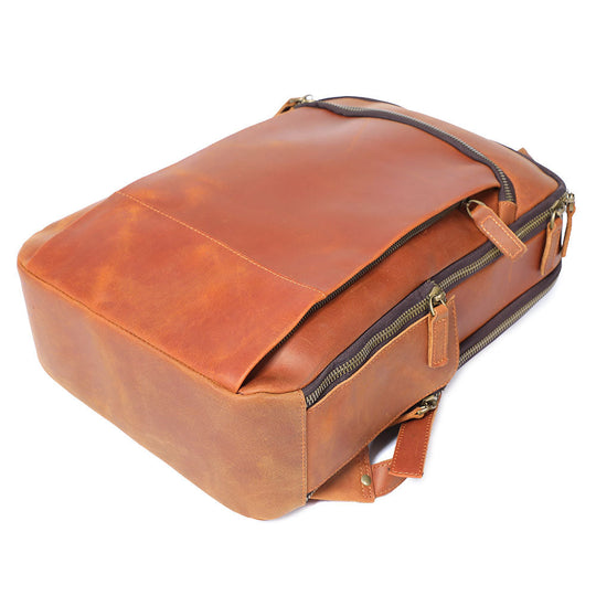 Leather Backpack for Laptop | LARVIK