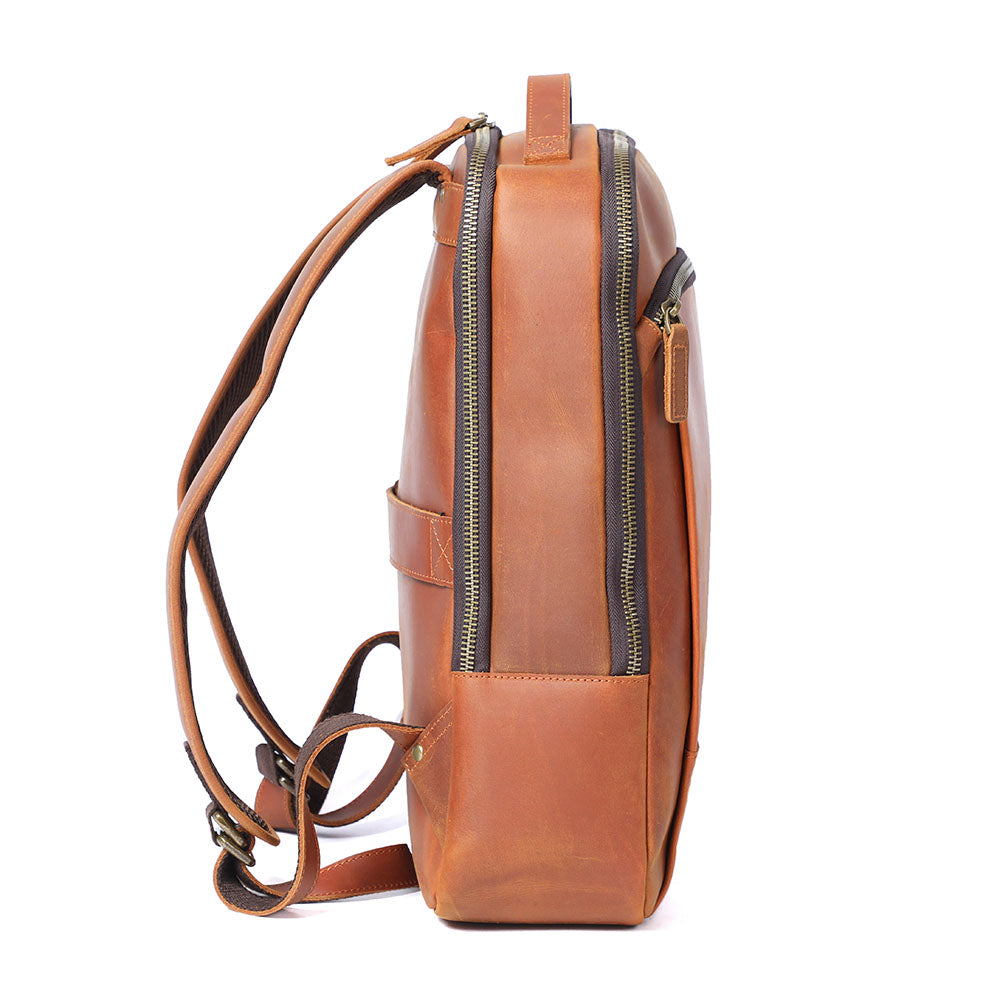 Leather Backpack for Laptop | LARVIK