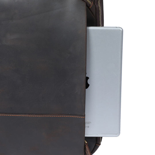 Leather Backpack for Laptop | LARVIK