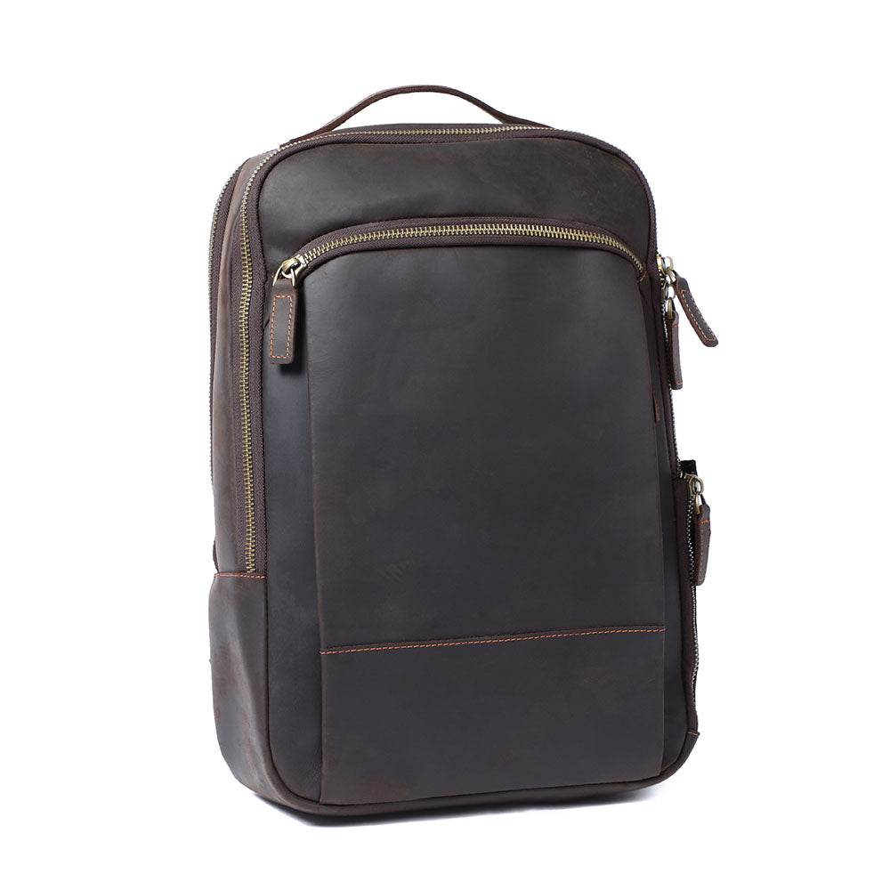 Leather Backpack for Laptop | LARVIK