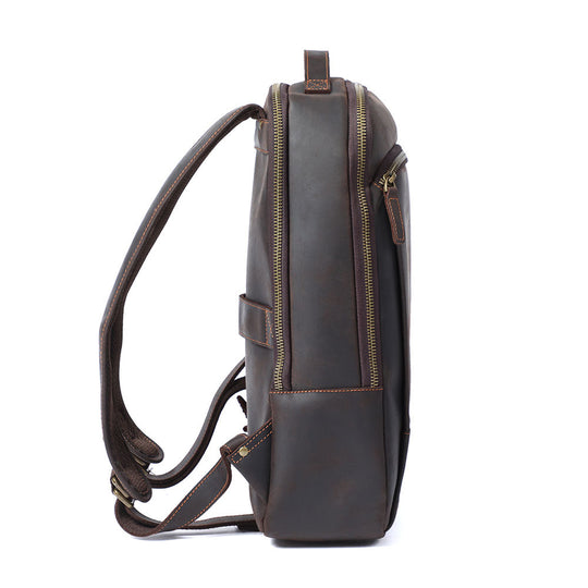 Leather Backpack for Laptop | LARVIK