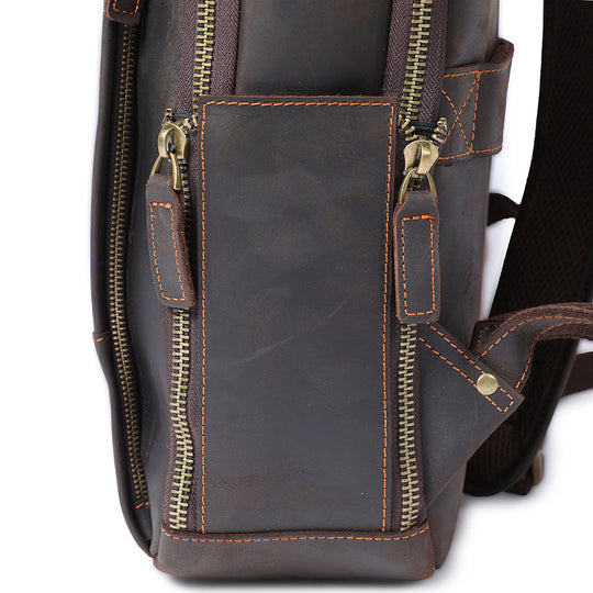 Leather Backpack for Laptop | LARVIK