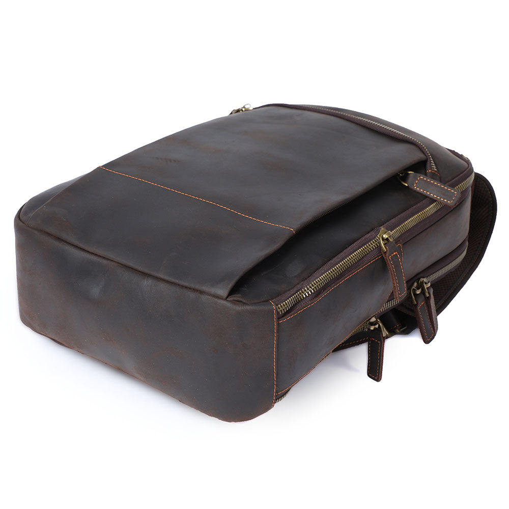 Leather Backpack for Laptop | LARVIK