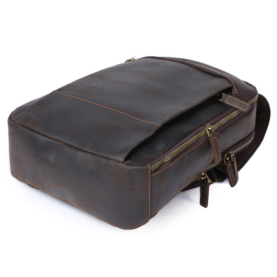 Leather Backpack for Laptop | LARVIK