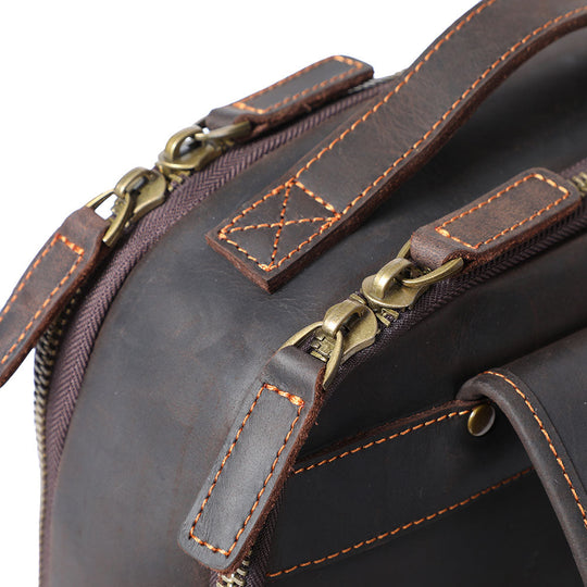 Leather Backpack for Laptop | LARVIK
