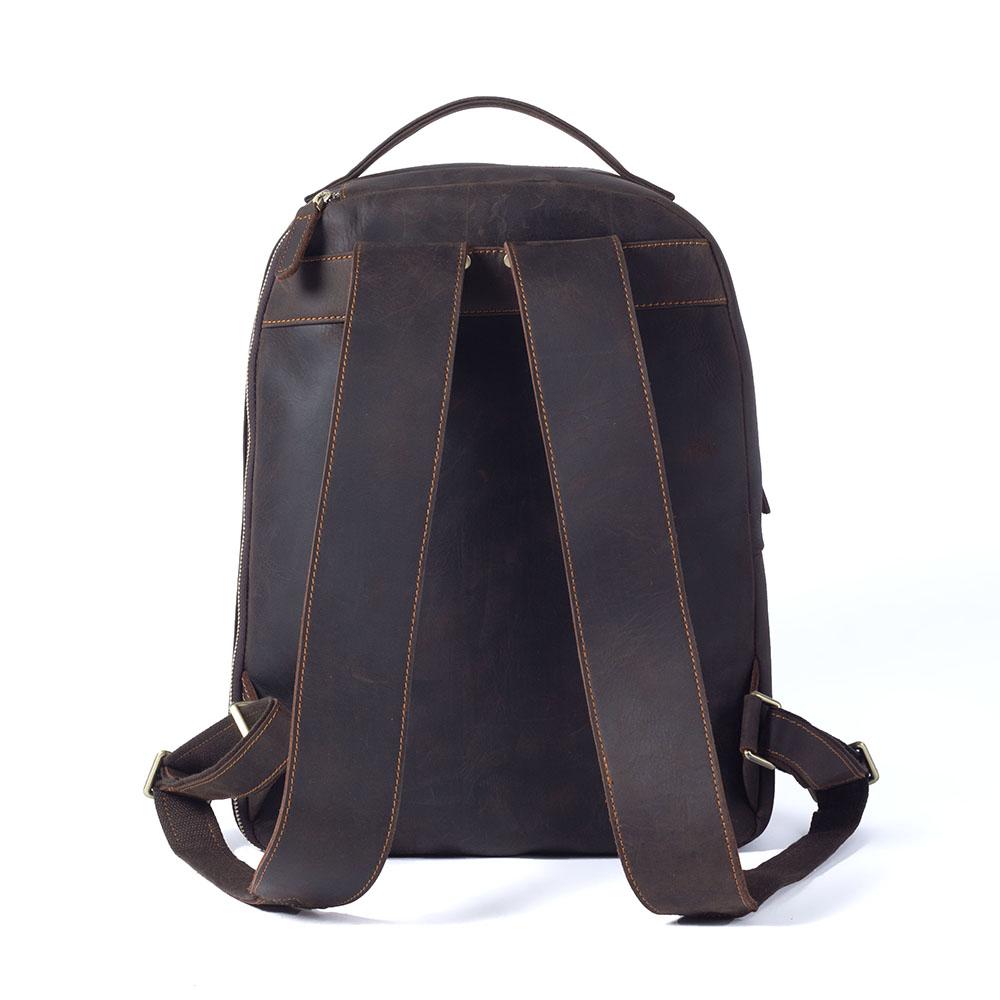Brown Leather Backpack | TOLEDO