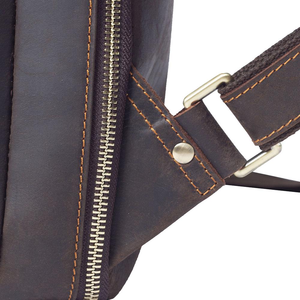 Brown Leather Backpack | TOLEDO