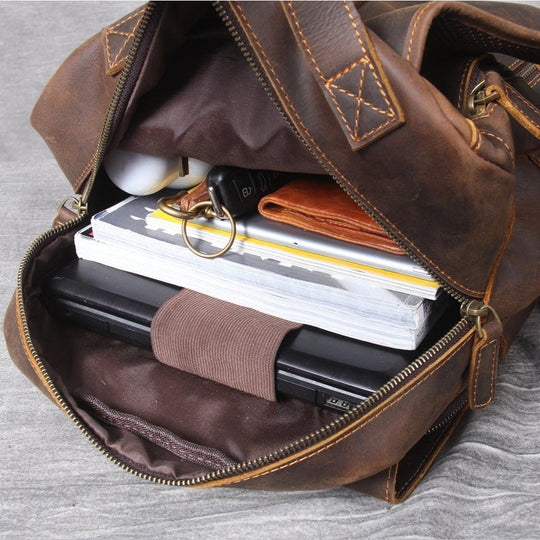 Brown Leather Backpack | MORITZ
