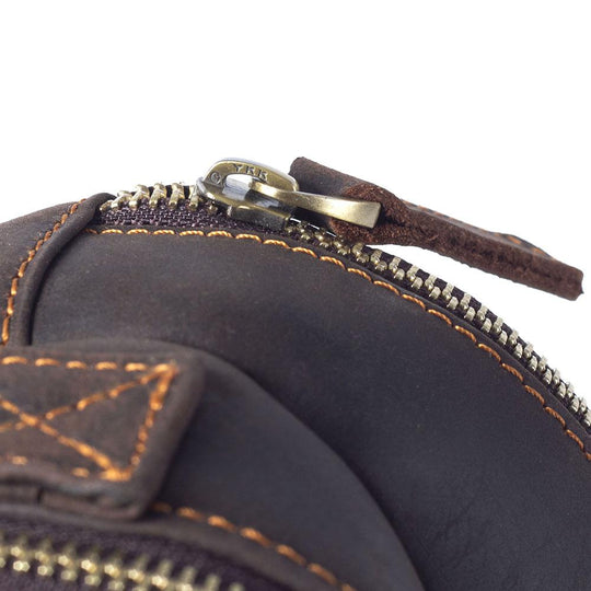 Brown Leather Backpack | TOLEDO