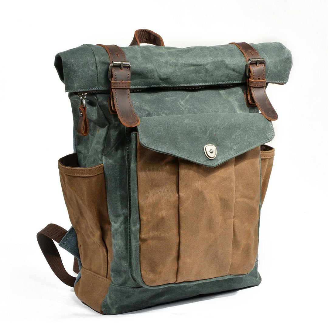 Vaxad Canvas Roll-top Backpack | MARSEILLE