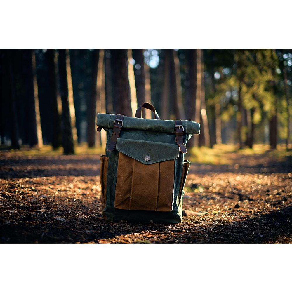 Vaxad Canvas Roll-top Backpack | MARSEILLE