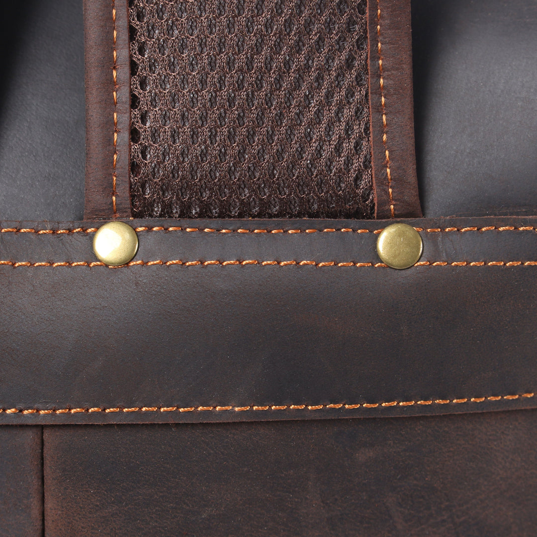 Leather Backpack with Drawstring | FLAM
